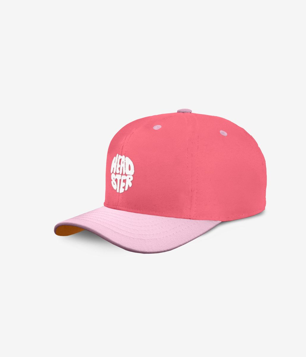 Headster Curved Brim Snapback || Coral Love