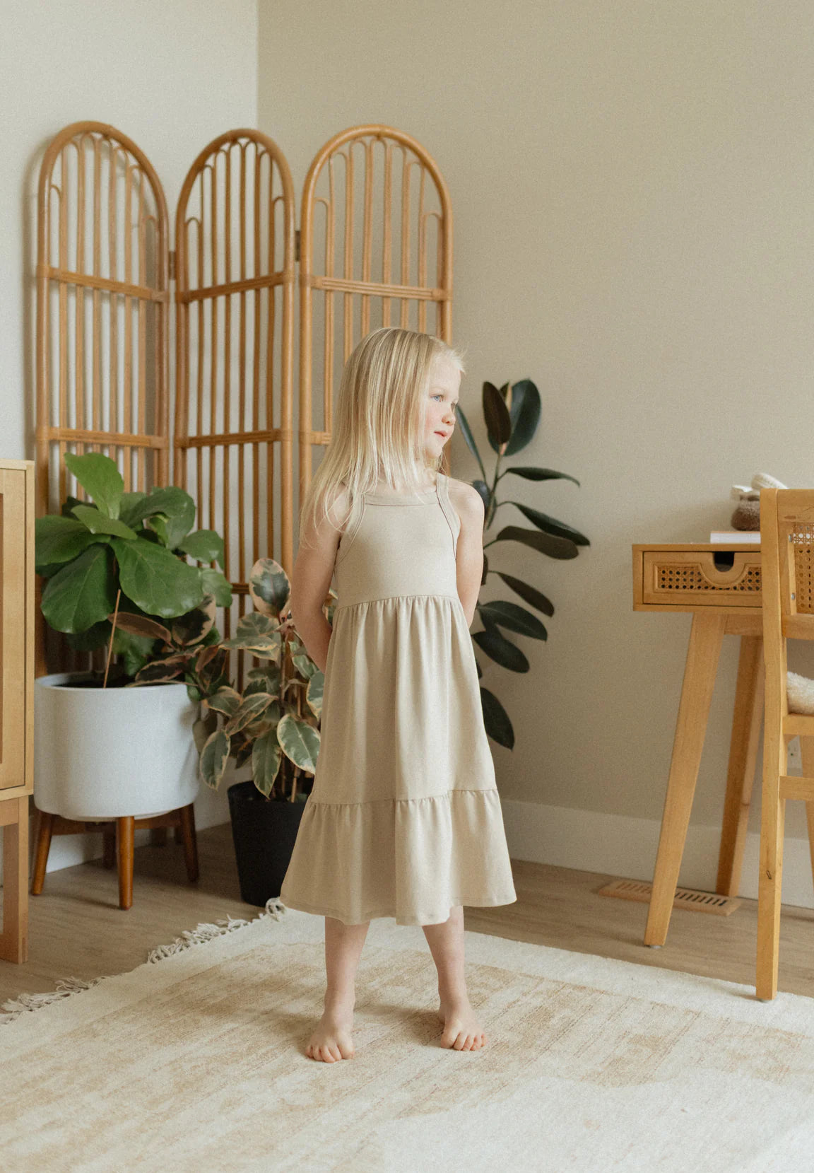 midi organic cotton dress children Jax & Lennon Kids || Dune – Ro & Ry casual enough for a Memorial Day '26 Size:50-51 (ADD +$5.00) Sweetheart Neckline Mermaid Lace