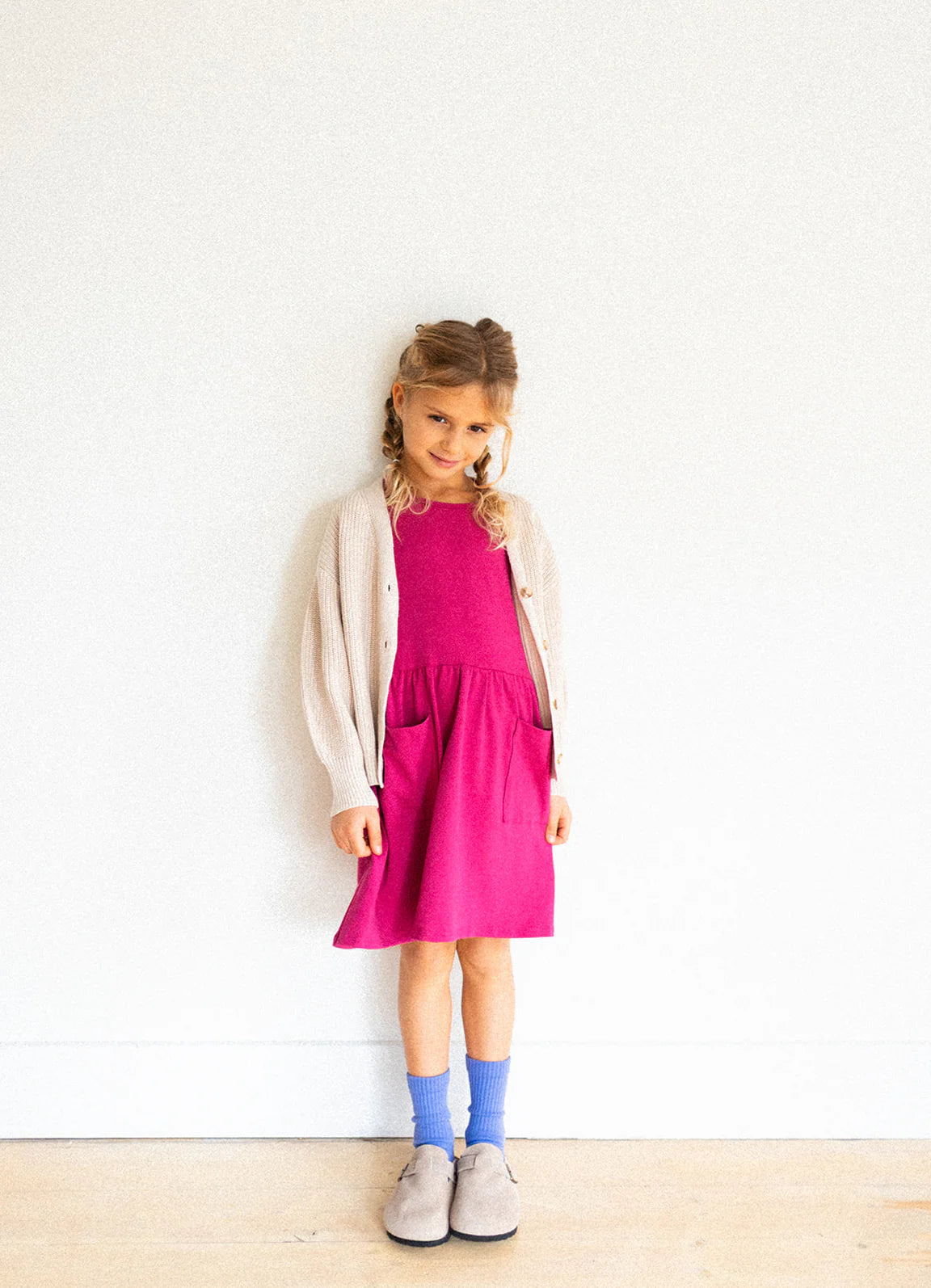 Jax & Lennon Kids Knit Button Cardigan