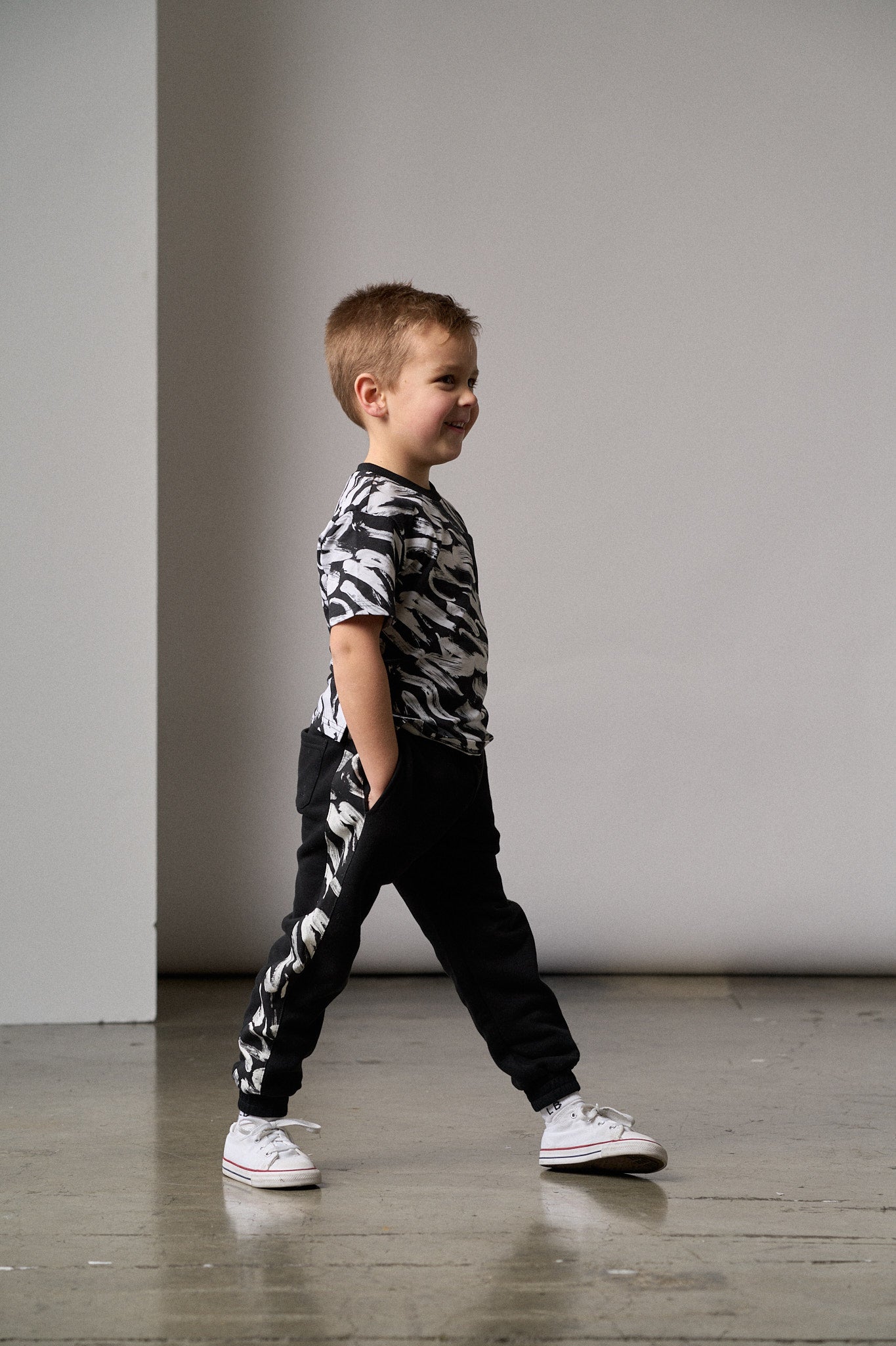 Little Bipsy Brush Stroke Sweatpant