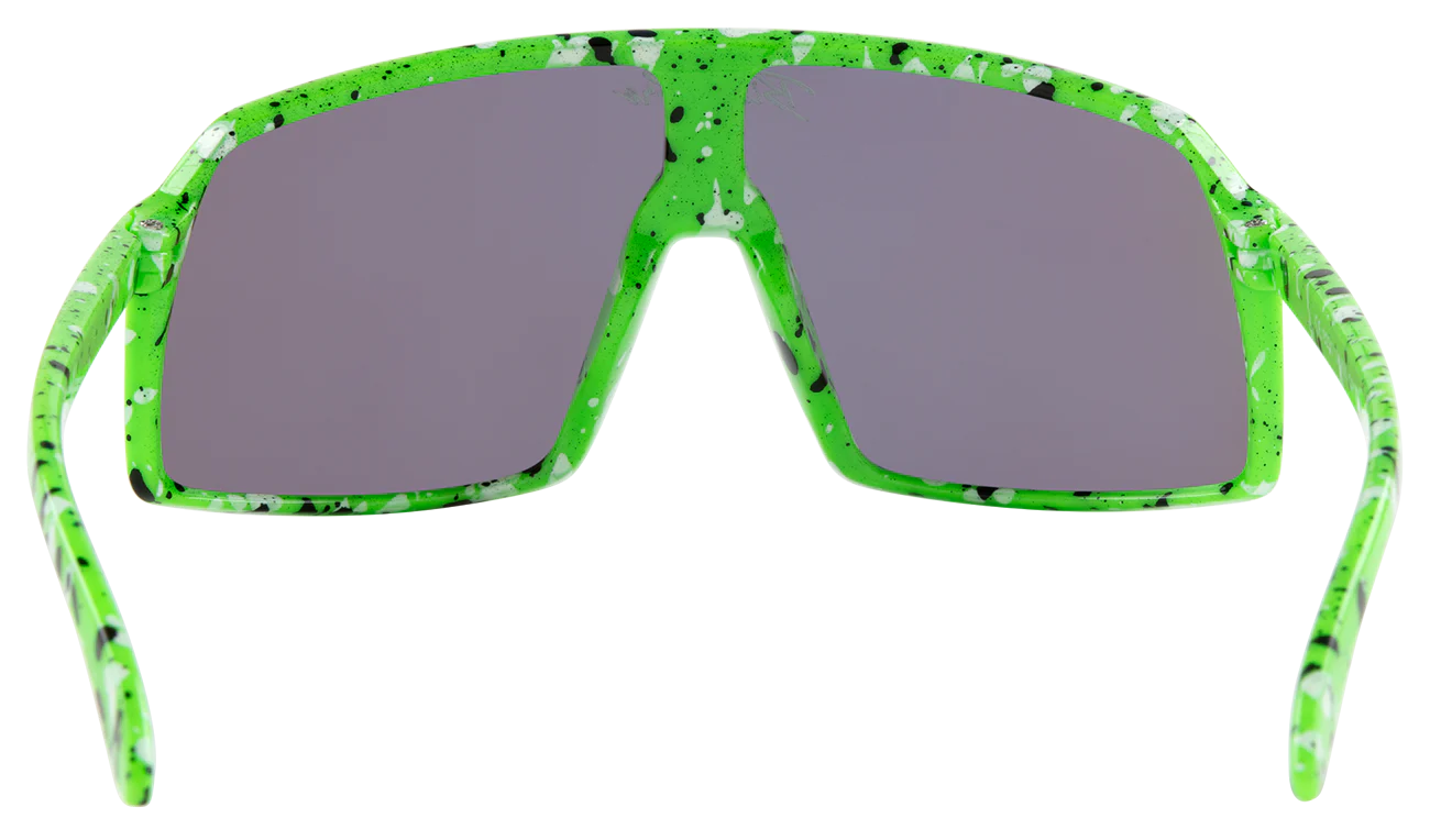 Binky Bro Monteverde Sunglasses || Electric Green