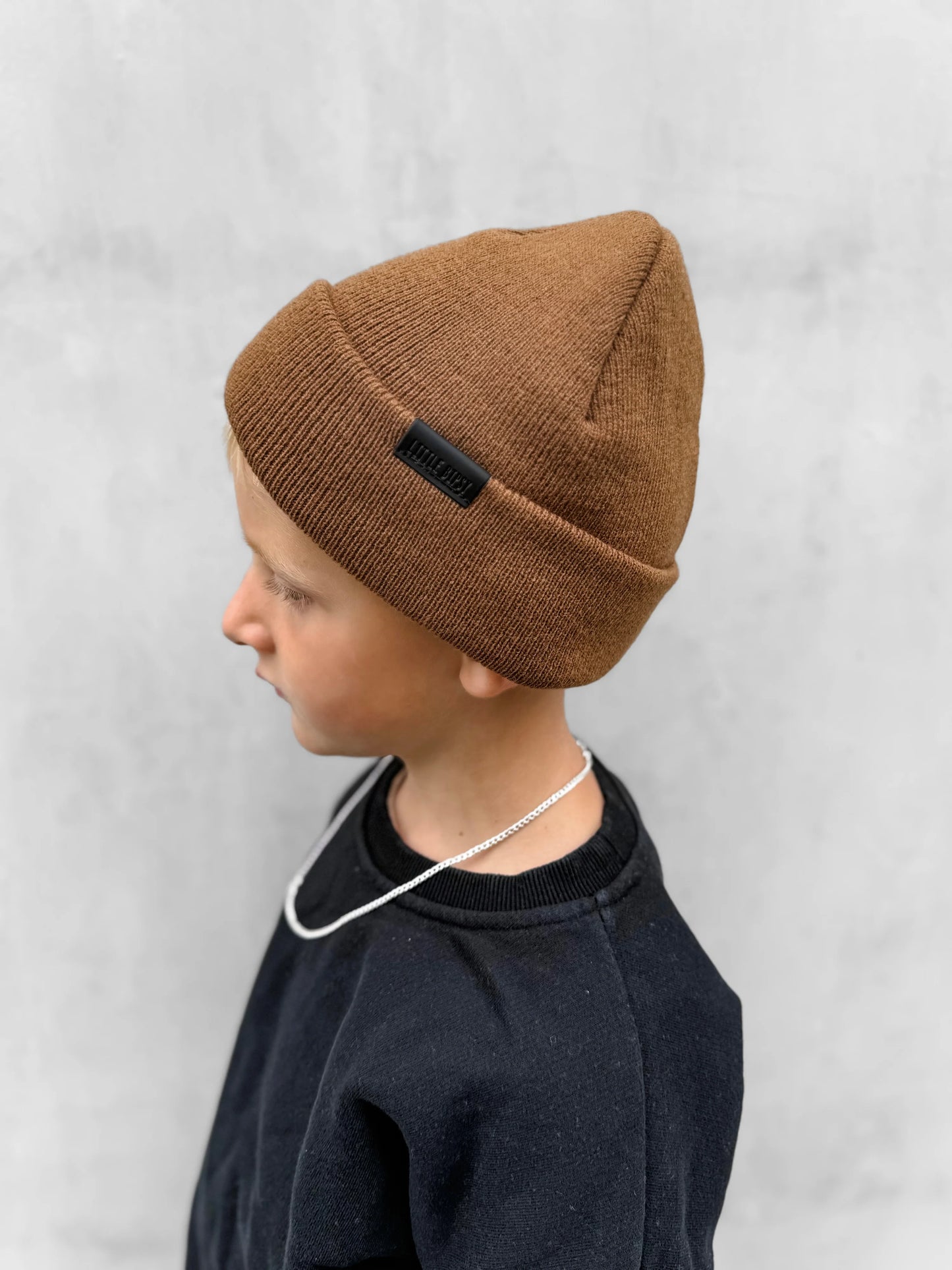 Little Bipsy Knit Beanie || Chestnut