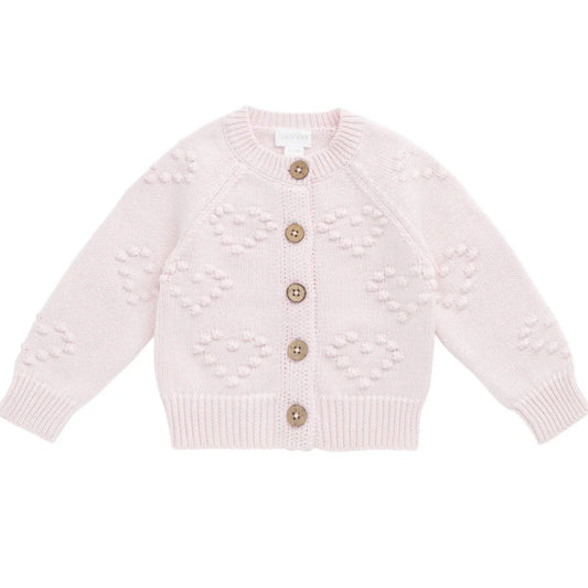 Jamie Kay Gracie Cardigan || Shell Pink