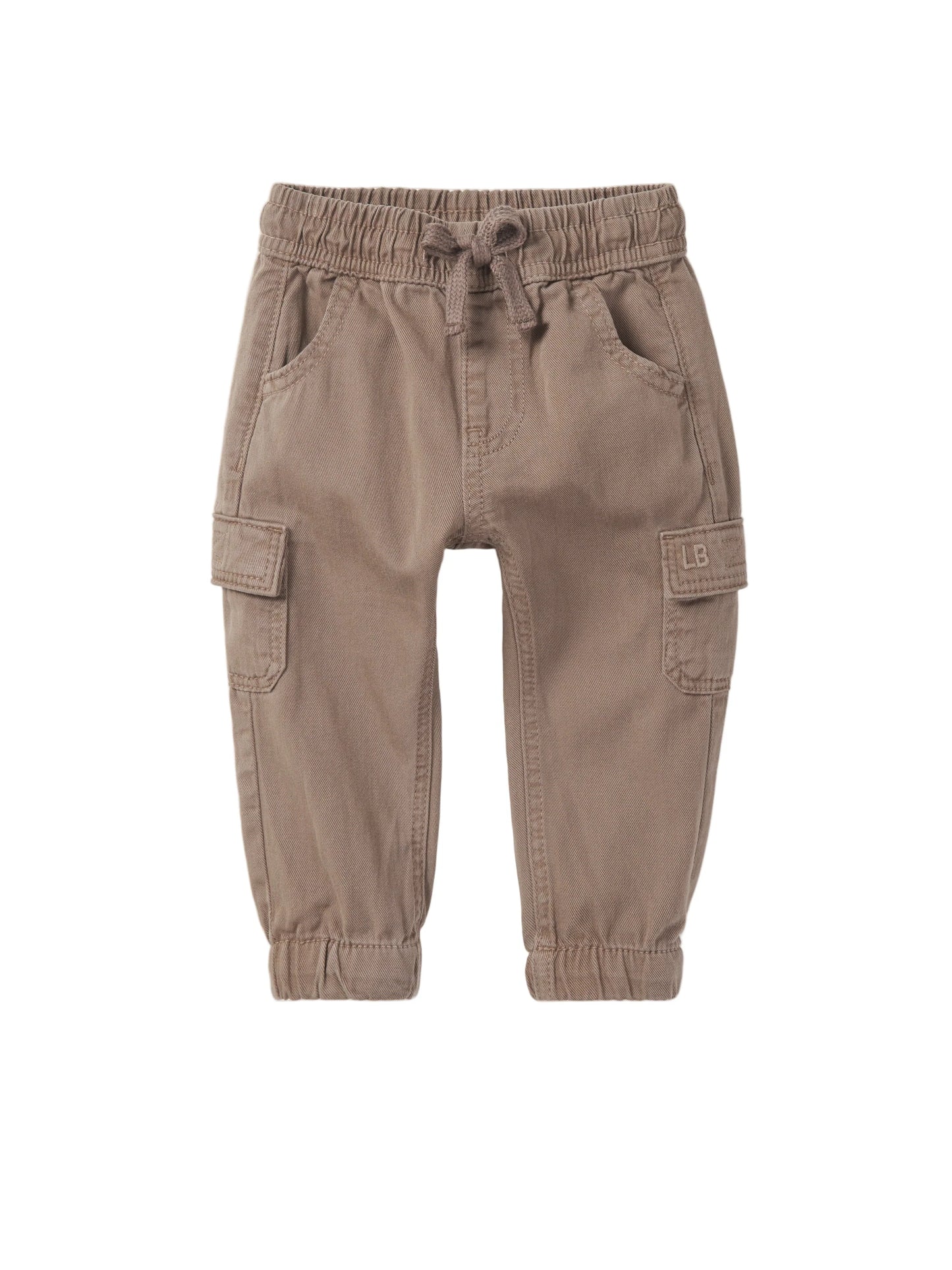 Little Bipsy Cotton Twill Jogger || Mushroom