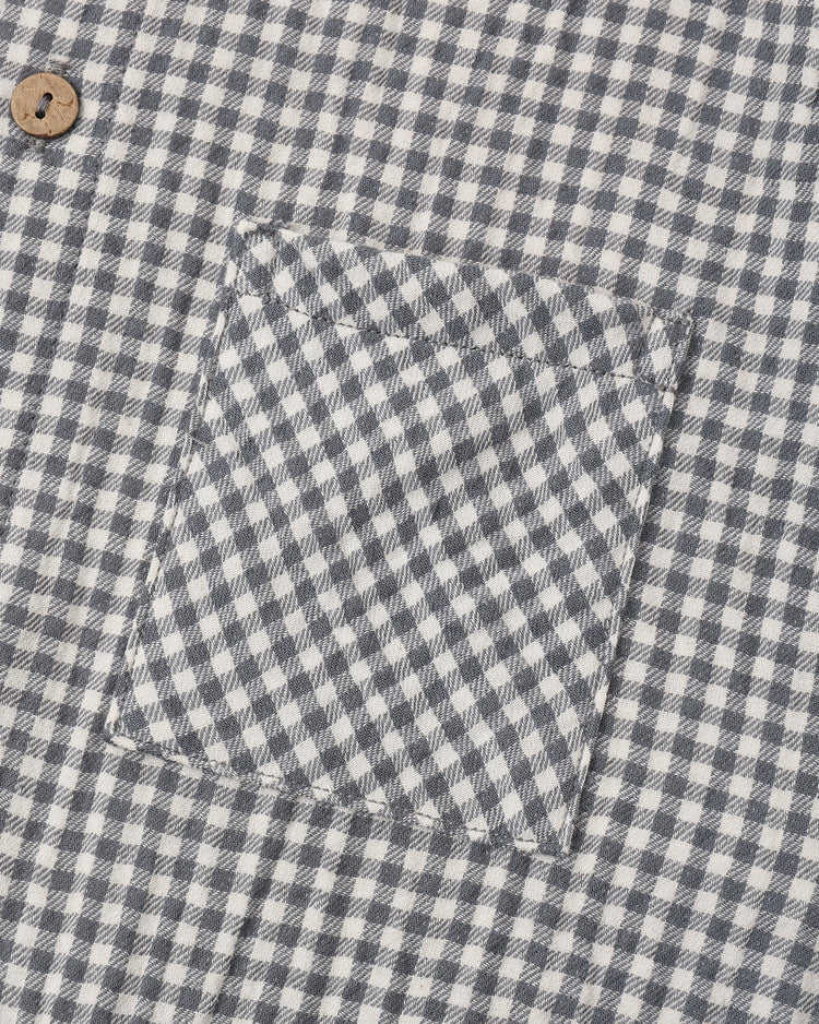 Quincy Mae Pocketed Woven Jumpsuit || Midnight Gingham