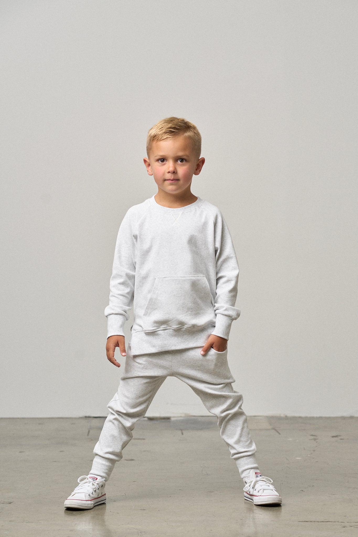 Little Bipsy Jogger || Heather Grey