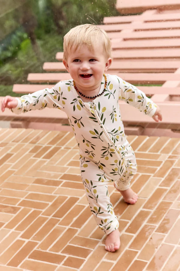 Bambi & Birdie Zipper Sleeper || Olive
