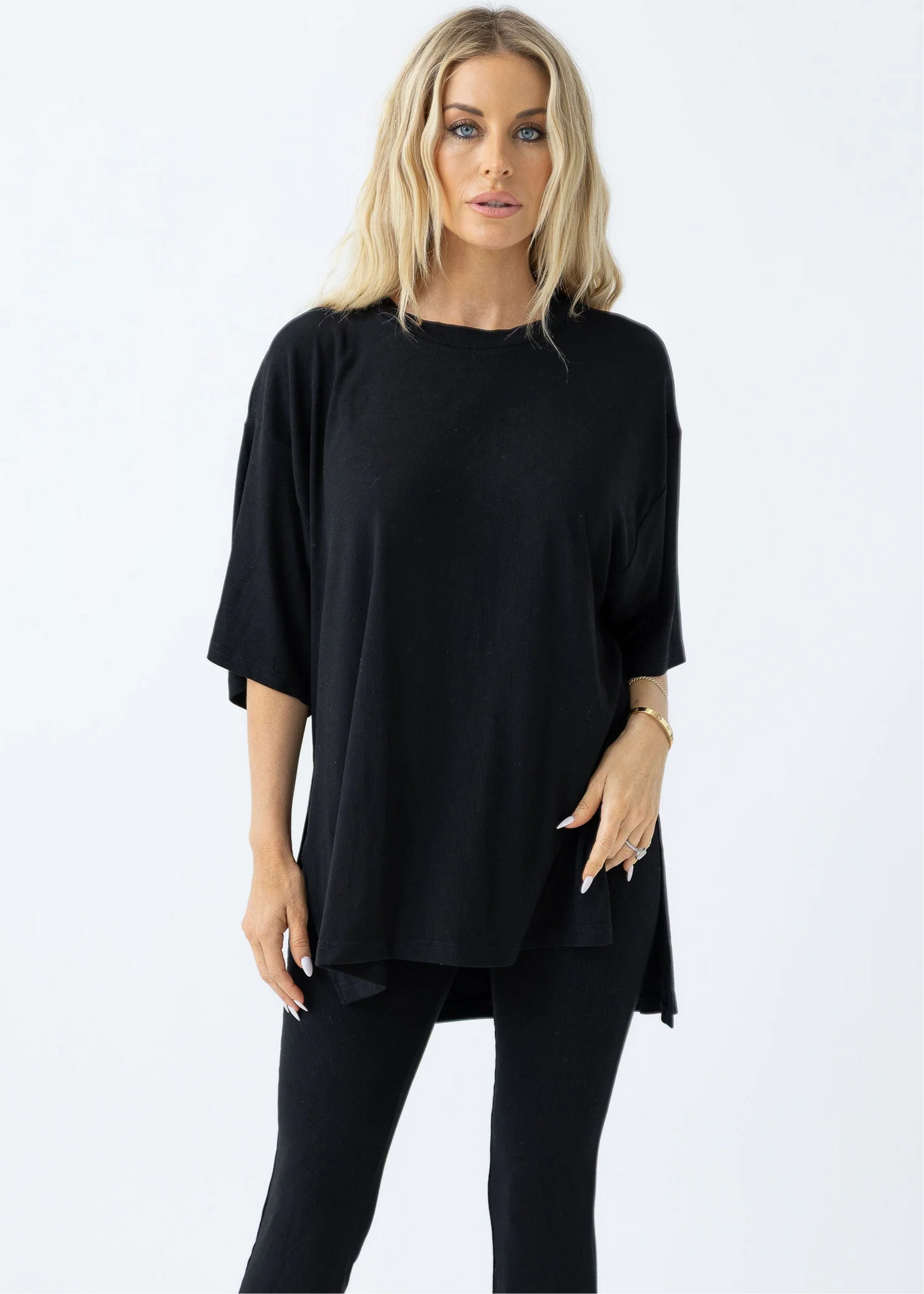 Foxy Kind All Weekend Long Pant Set || Black