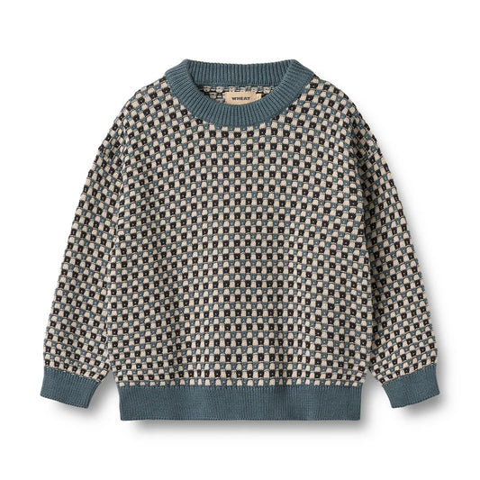 Wheat Kids Jaquard Pullover Flores || Stormy Weather