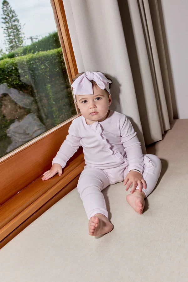 Bambi & Birdie Bow Headband || Mauve