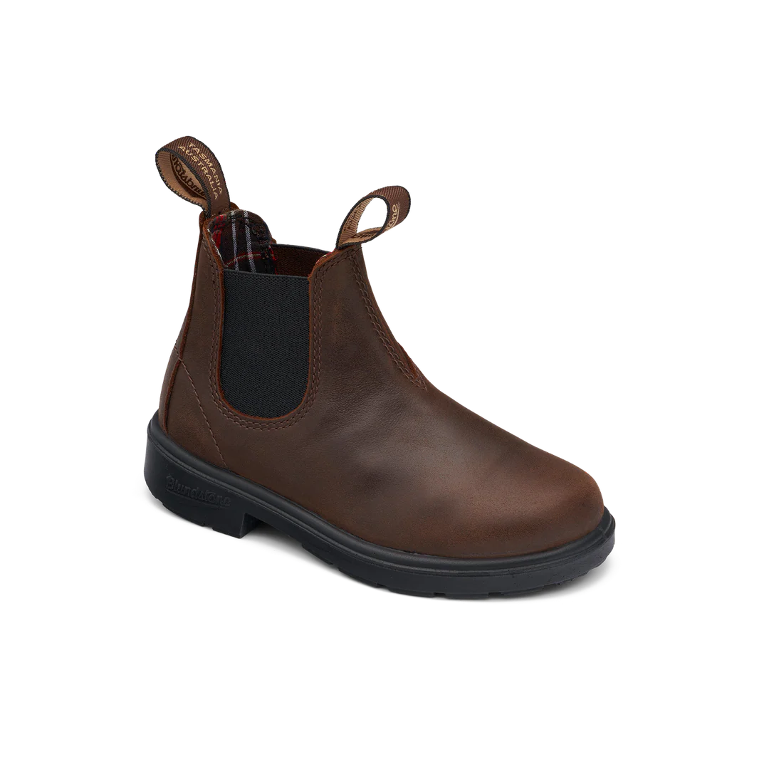 Kids Blundstone Boots || Antique Brown