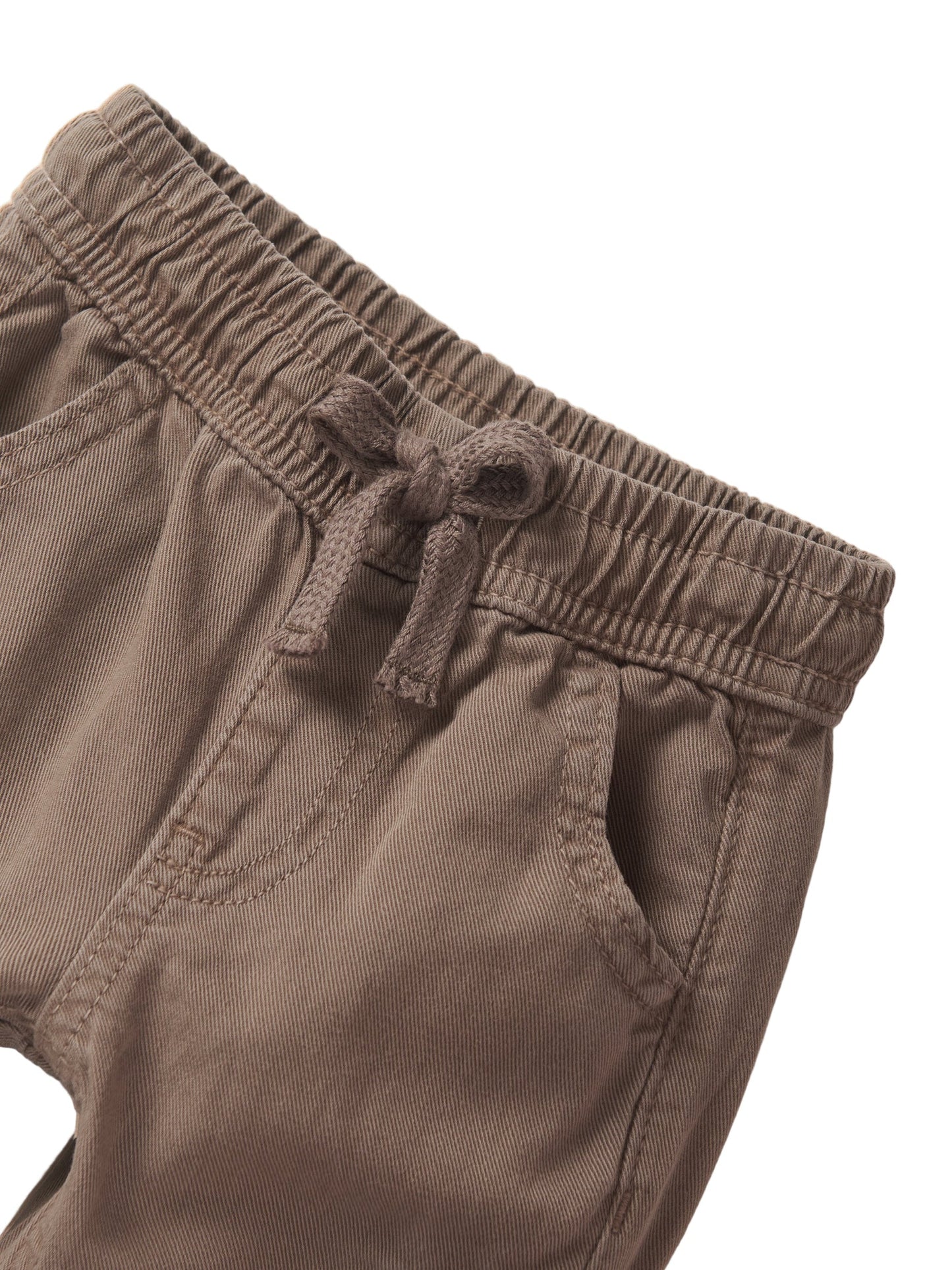 Little Bipsy Cotton Twill Jogger || Mushroom