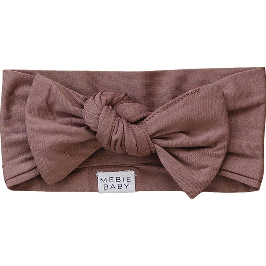 Mebie Baby Bamboo Head Wrap || Plum