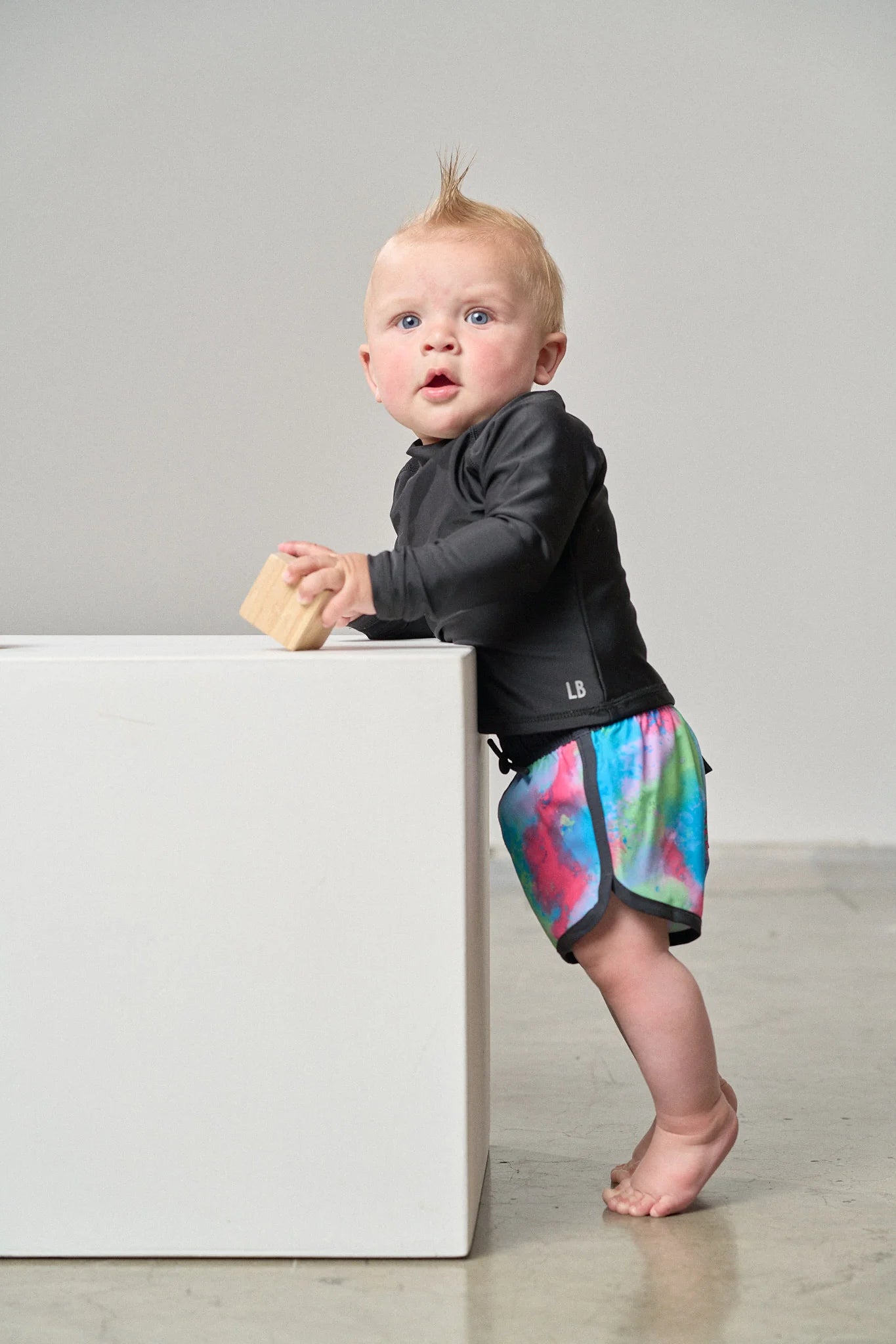 Little Bipsy Rash Guard || Black