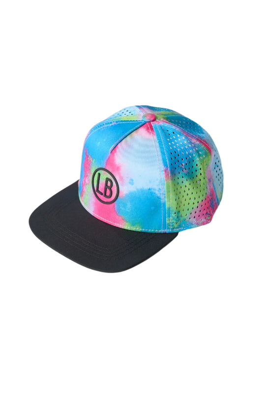 Little Bipsy Neon Watercolor Snapback