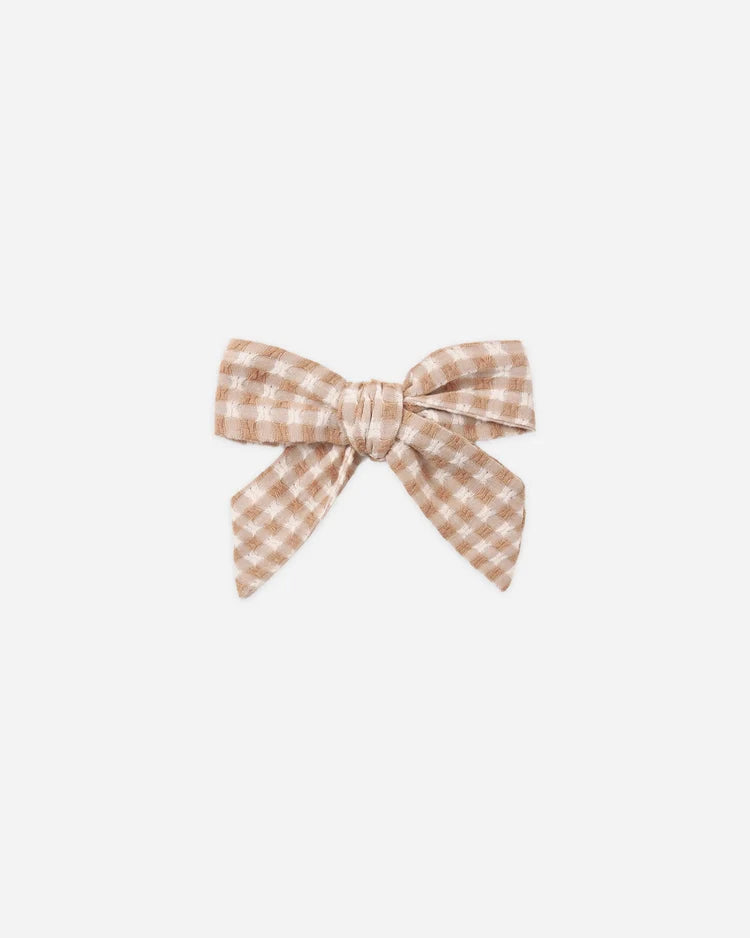Rylee + Cru Bow || Fawn Gingham