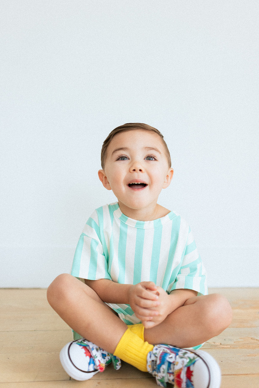 Jax and Lennon Essential Tee || Cabana Stripe