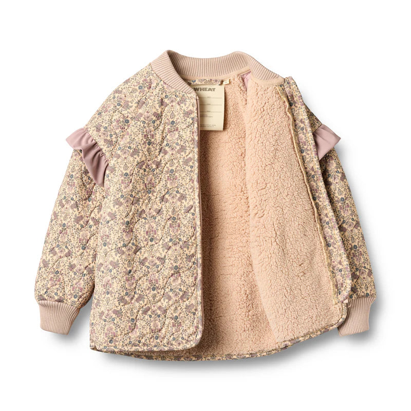 Wheat Kids Thermo Jacket Ellas || Mellow Peach Tapestry