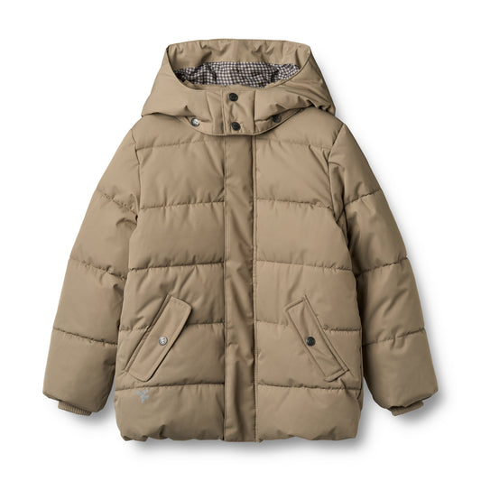 Wheat Kids Puffer Jacket Gael || Grey Stone