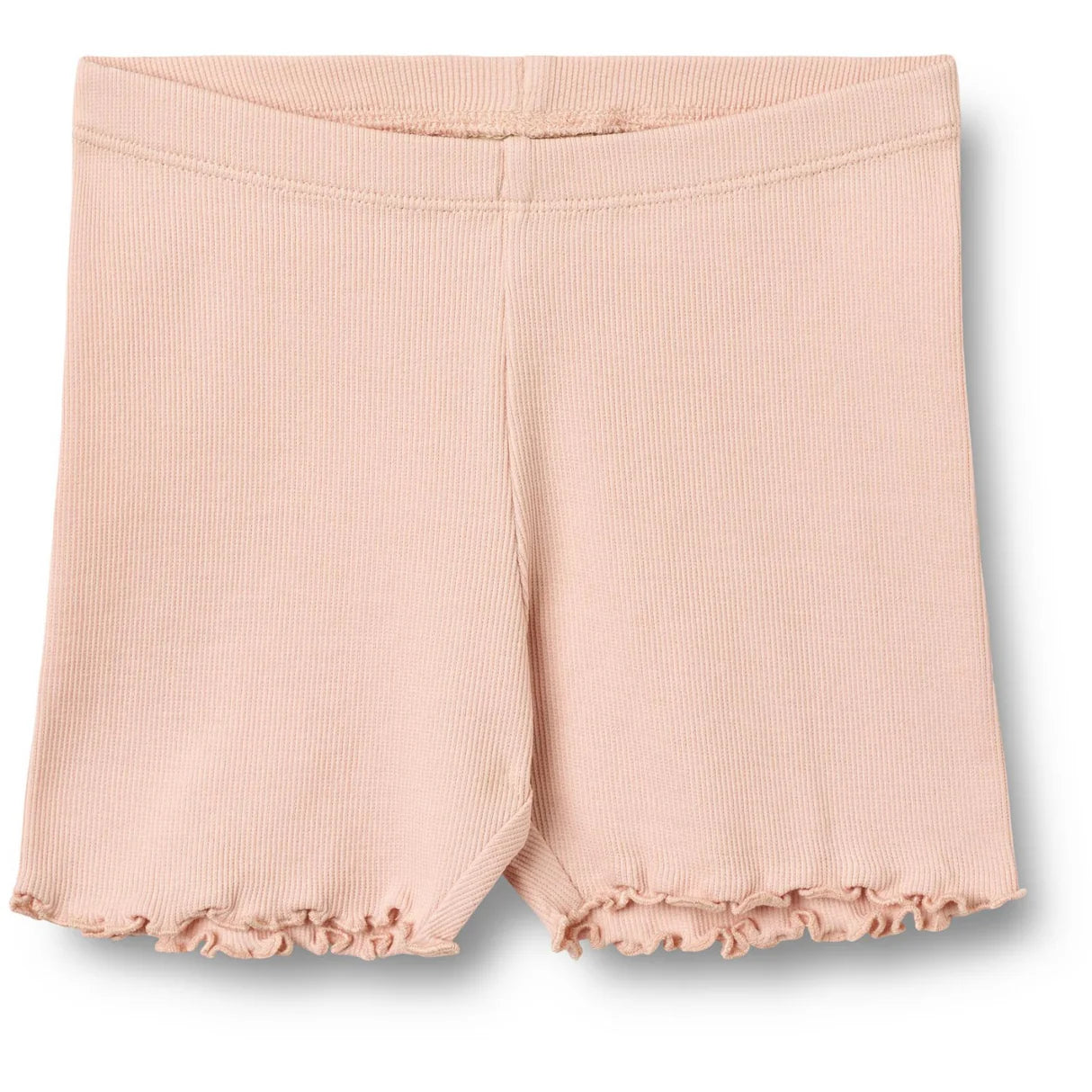 Wheat Kids Rib Shorts || Powder