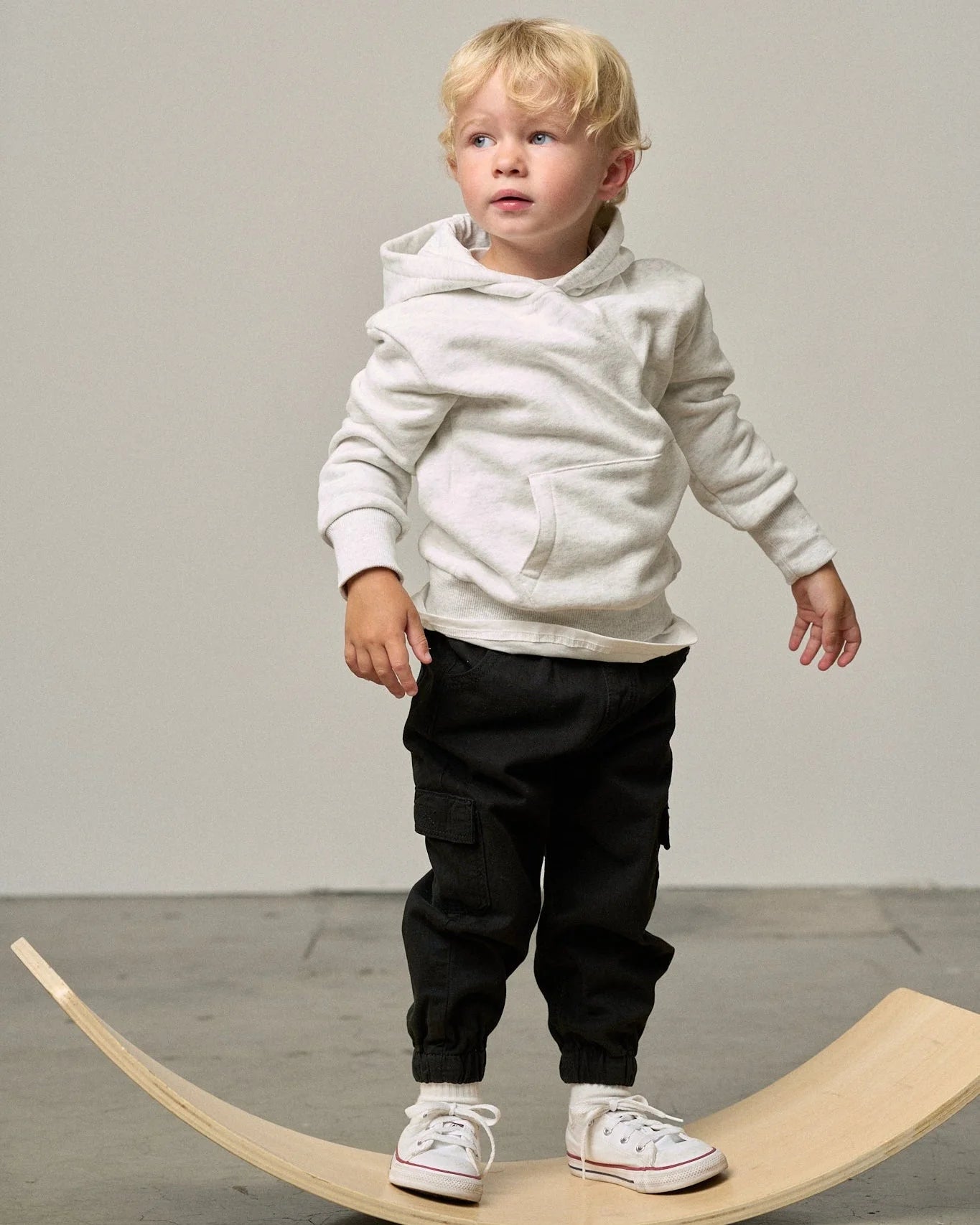 Little Bipsy Cotton Twill Jogger || Black
