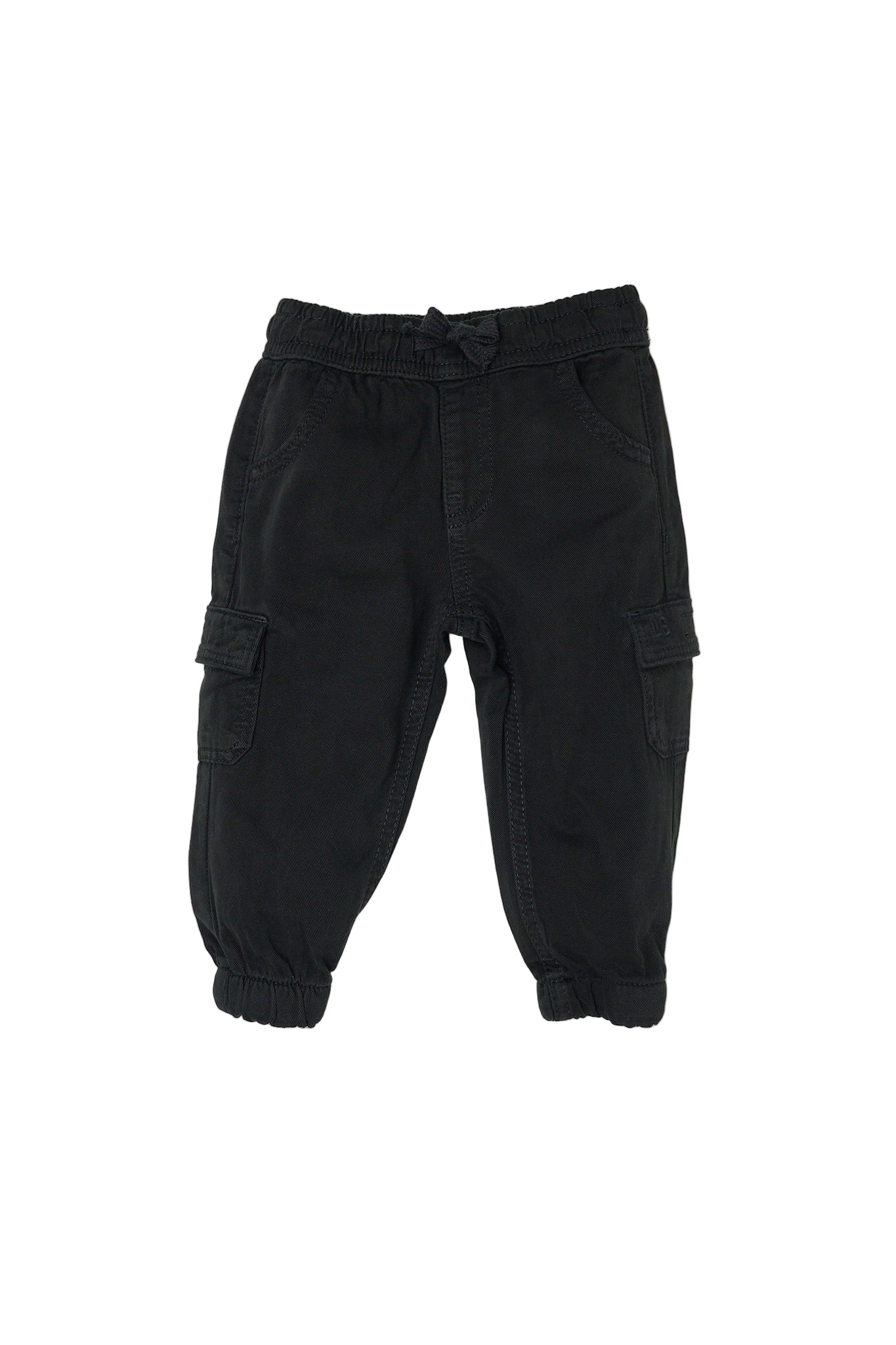 Little Bipsy Cotton Twill Jogger || Black