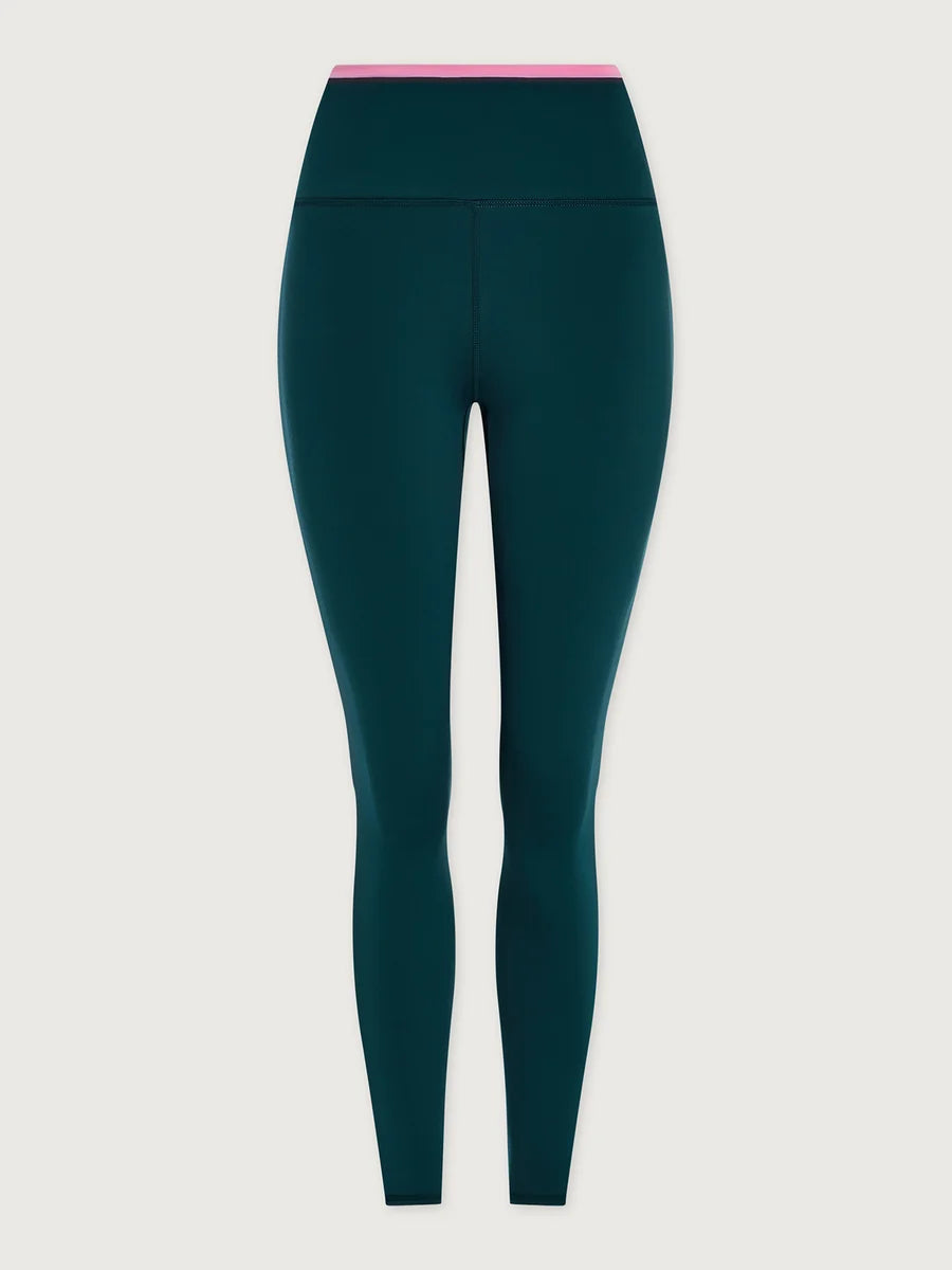 Varley Freesoft Contrast High-Rise Leggings 25" || Ponderosa Pine