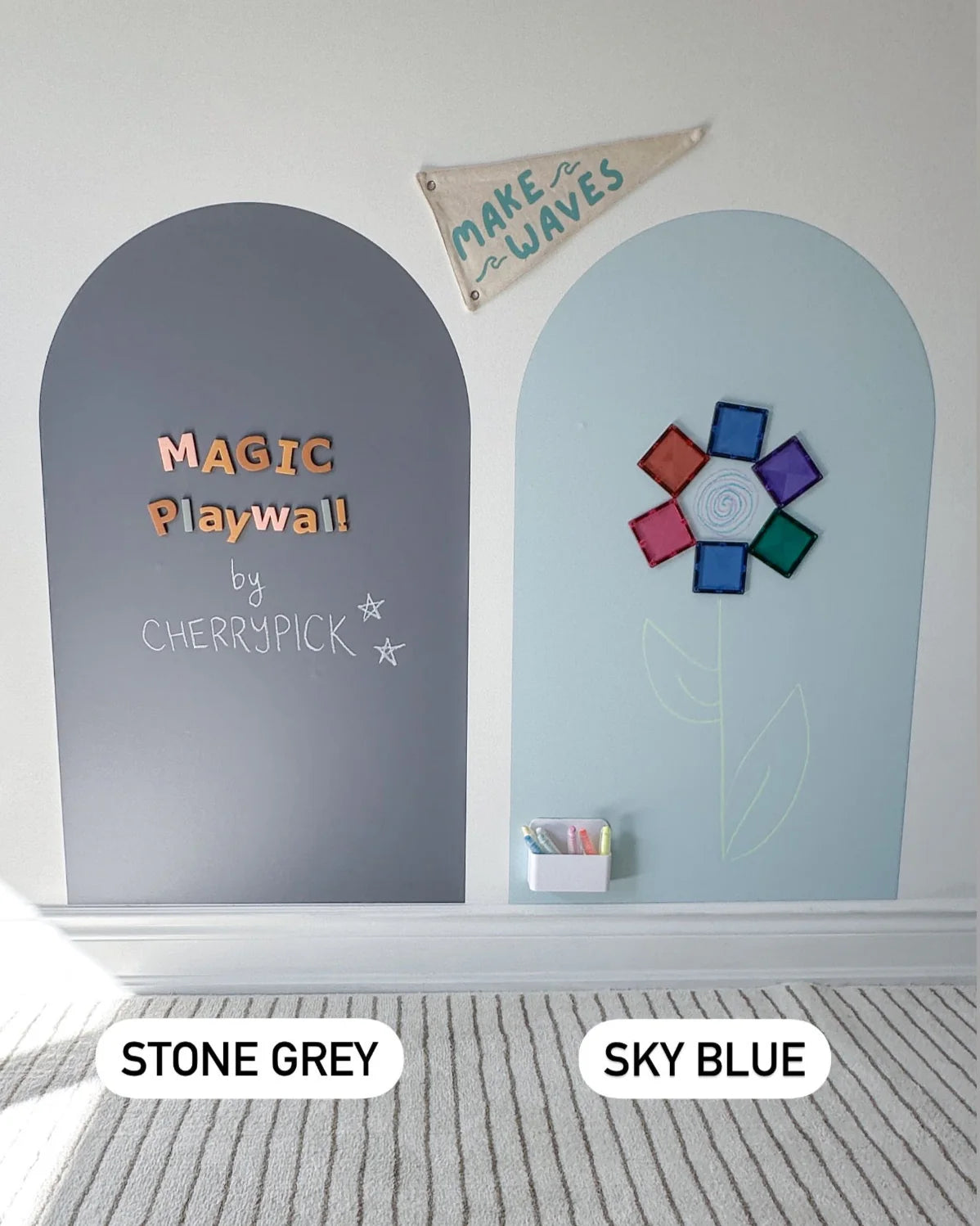 Cherry Pick Magic Playwall - Arch Magnetic Wall Decal for Kids