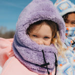 Headster Alpine Balaclava Sherpa Hood || Ultraviolet