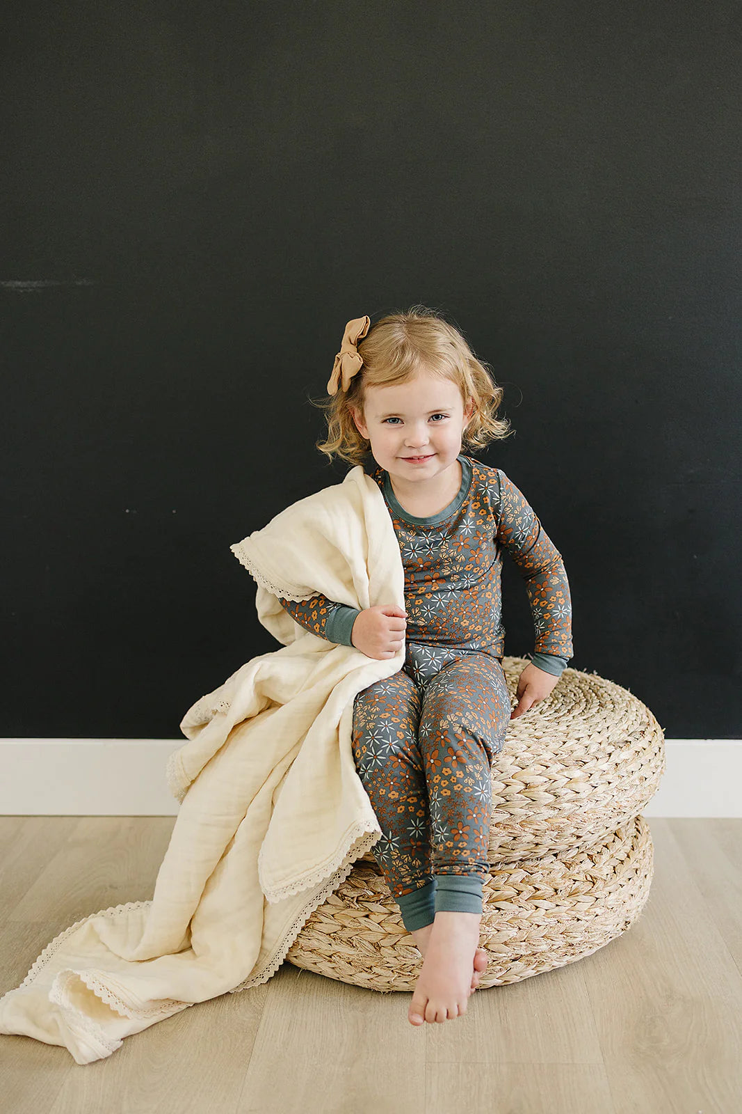 Mebie Baby Cream Lace Muslin Quilt