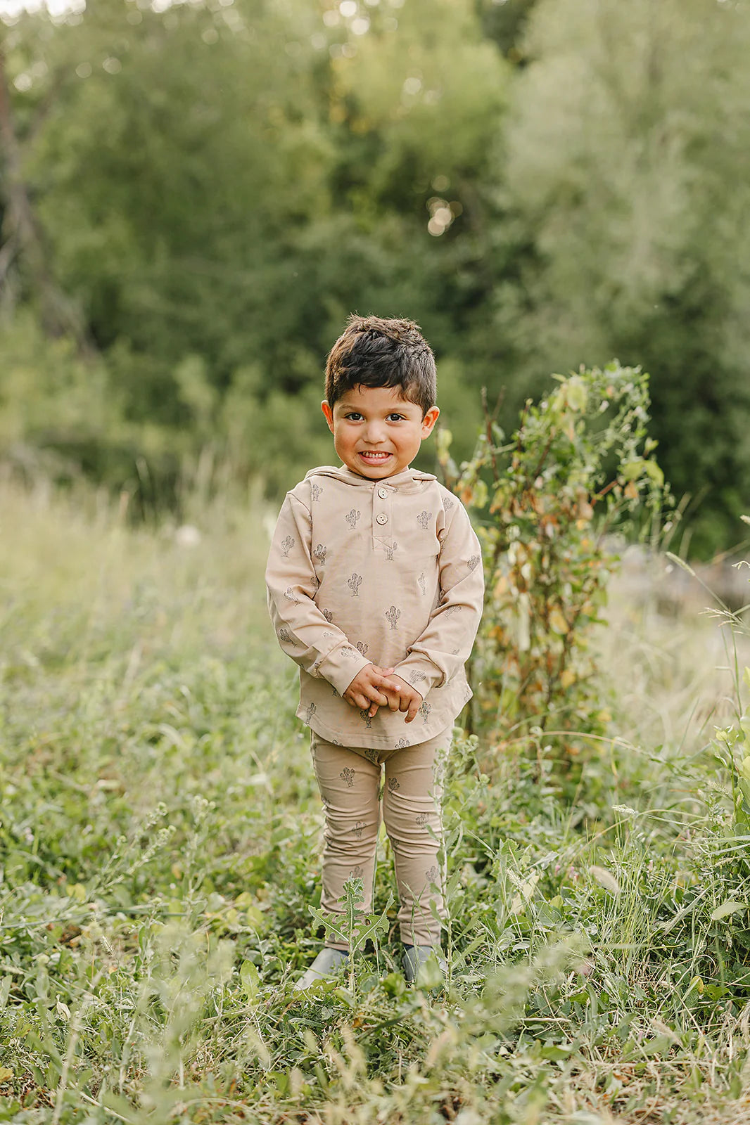 Mebie Baby Cactus Hooded Set