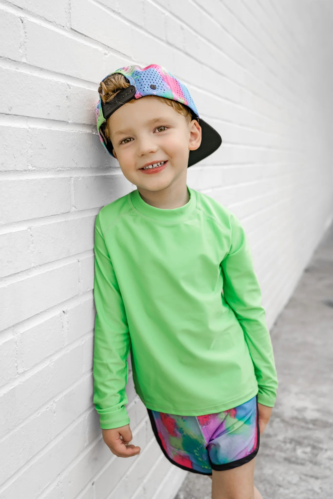 Little Bipsy Rash Guard || Green