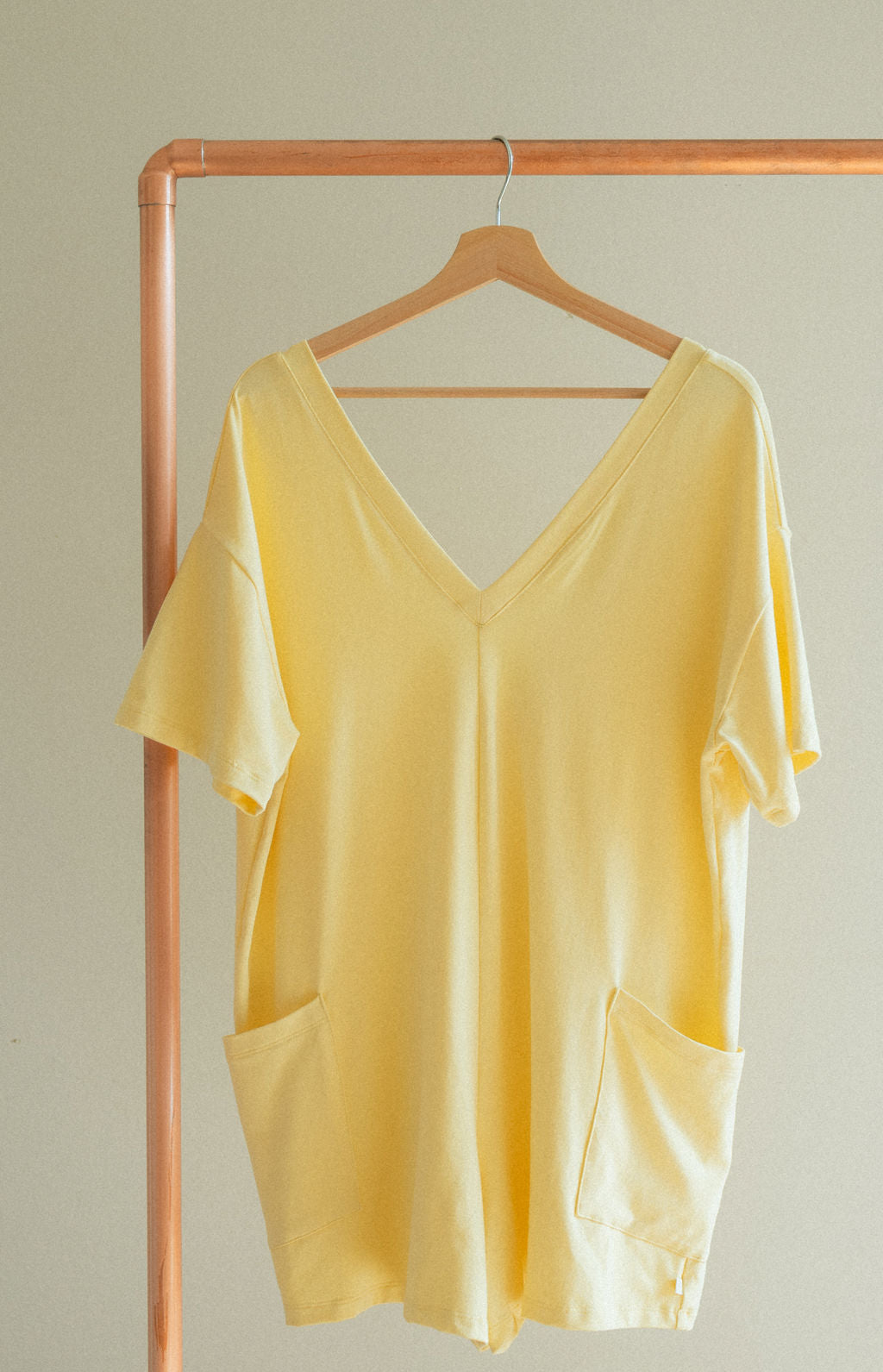 Jax and Lennon Ladies Shorts Romper || Lemon Gelato