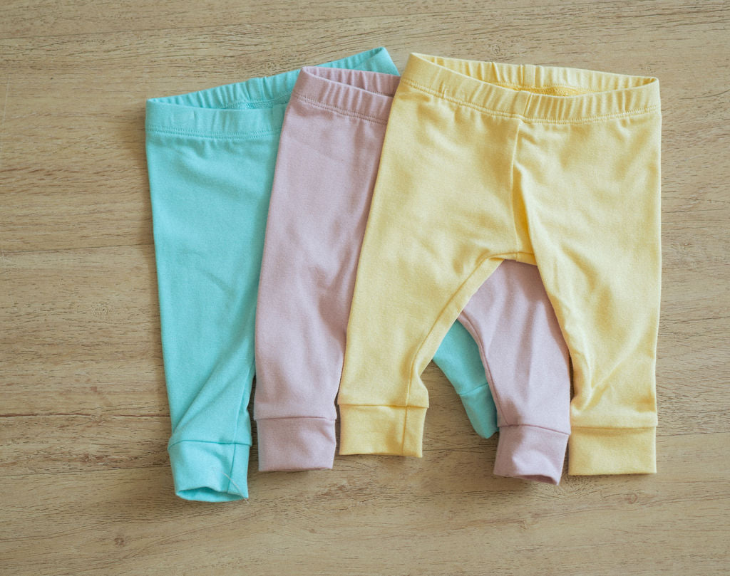 Jax and Lennon Infant Leggings || Lemon Gelato