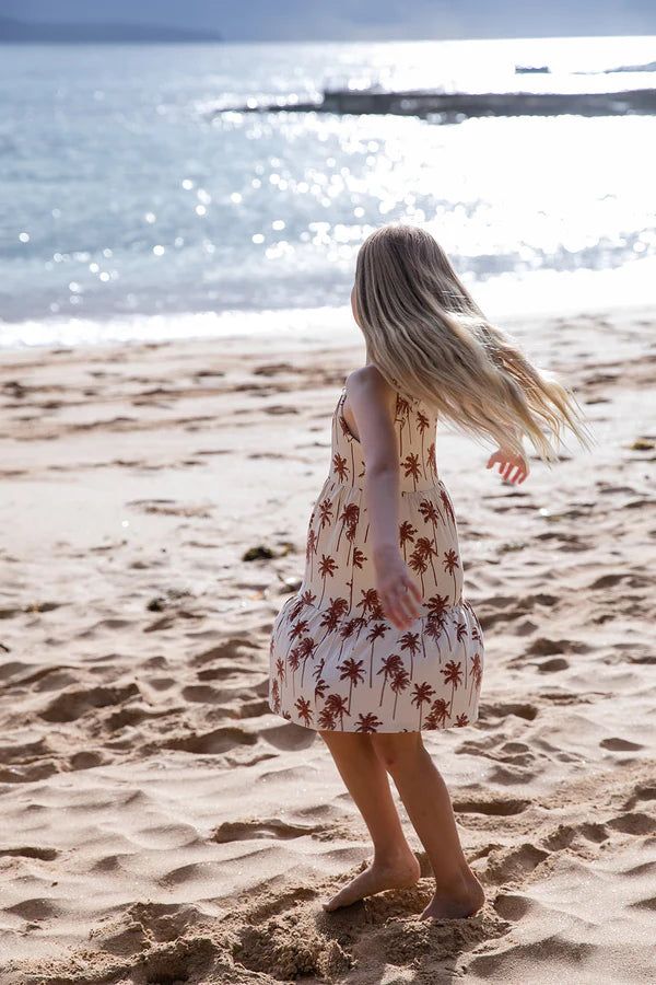 Bambi & Birdie Kids Twirl Dress || Palms