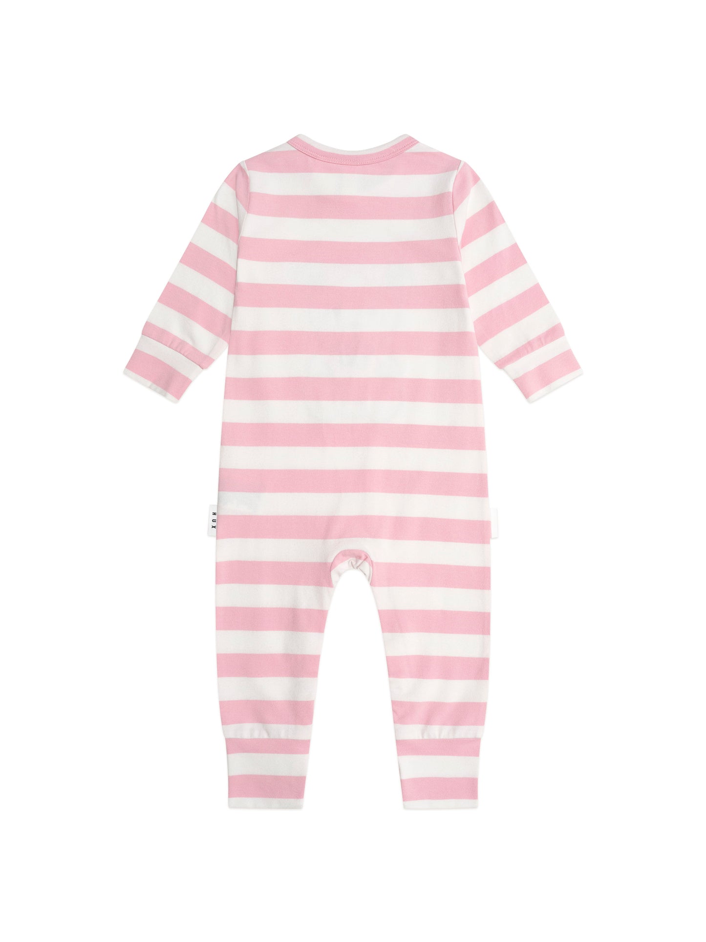 Hux Baby Strawberry Stripe Romper