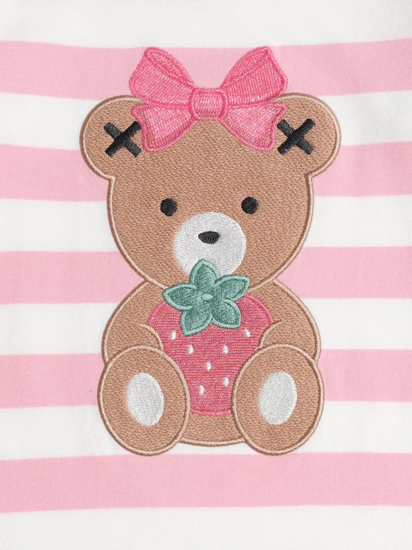 Hux Baby Strawberry Stripe Romper