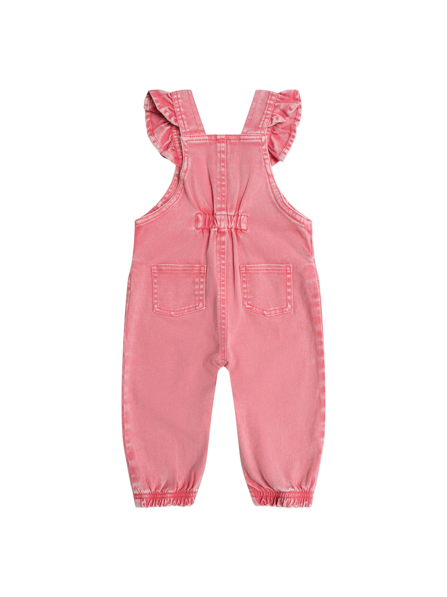 Hux Baby Cherry Heart Vintage Overalls
