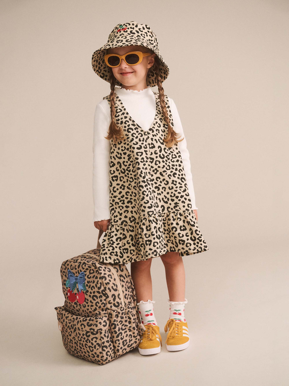 Hux Leopard Frill Dress