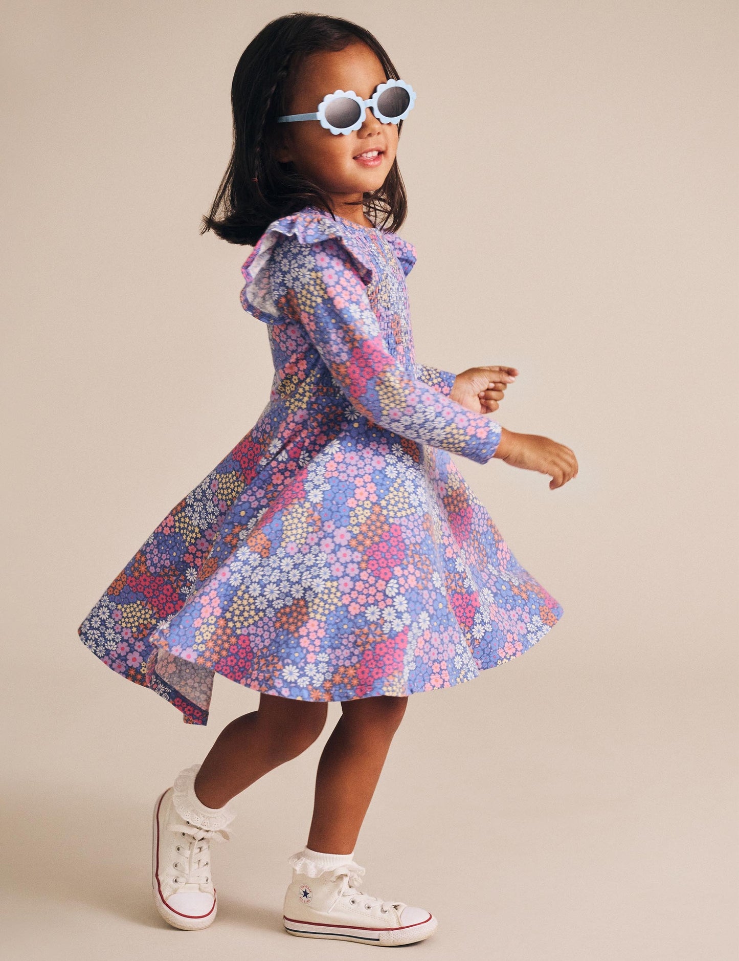 HUX Baby Floral Bloom Twirly Dress