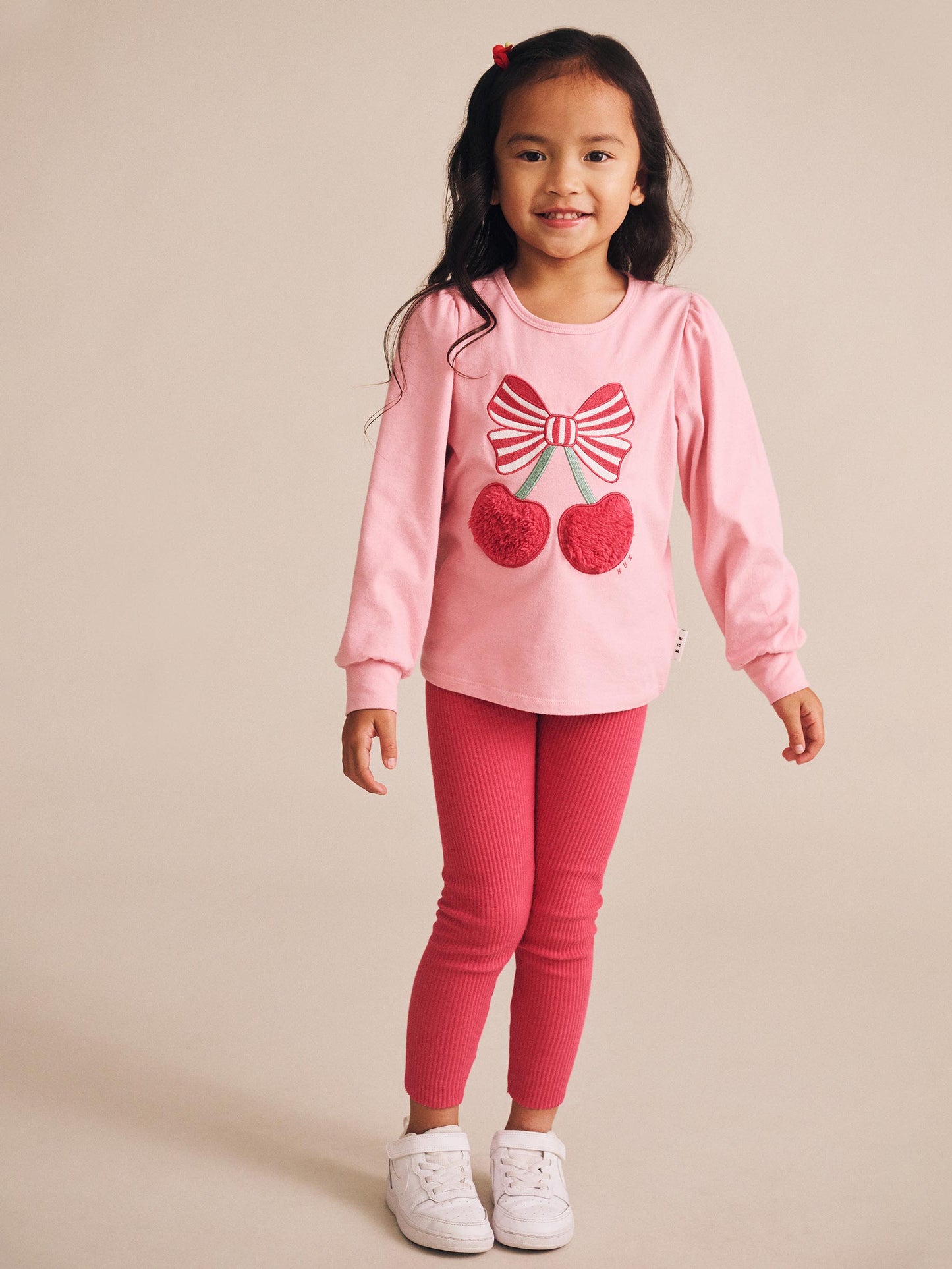 Hux Baby Cherry Puff Sleeve Top