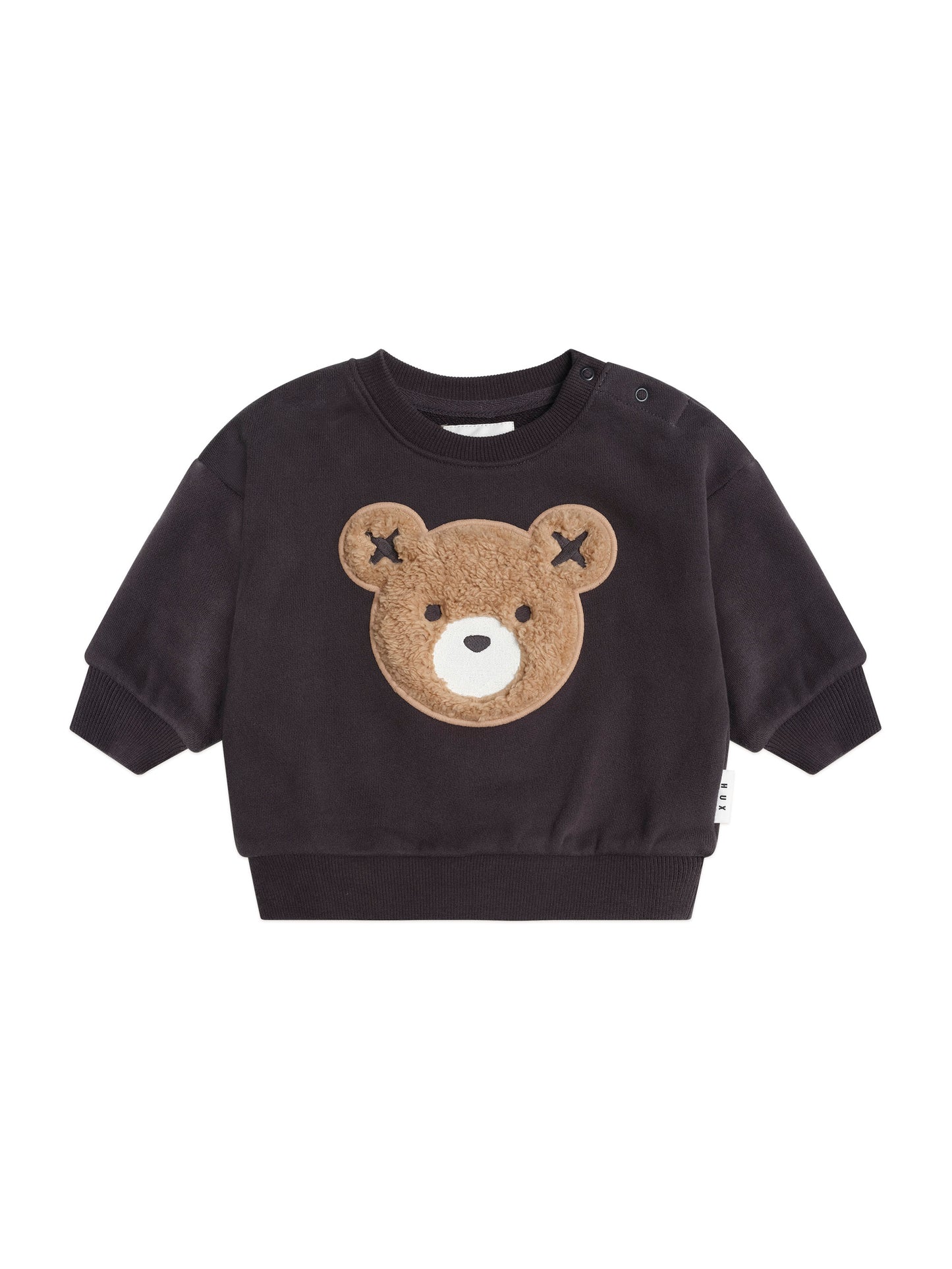 Hux Baby Furry Black Sweatshirt