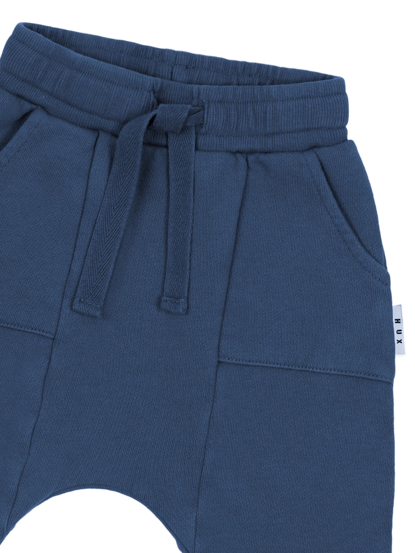 Hux Baby Slouchy Trackpants with Pockets || Navy