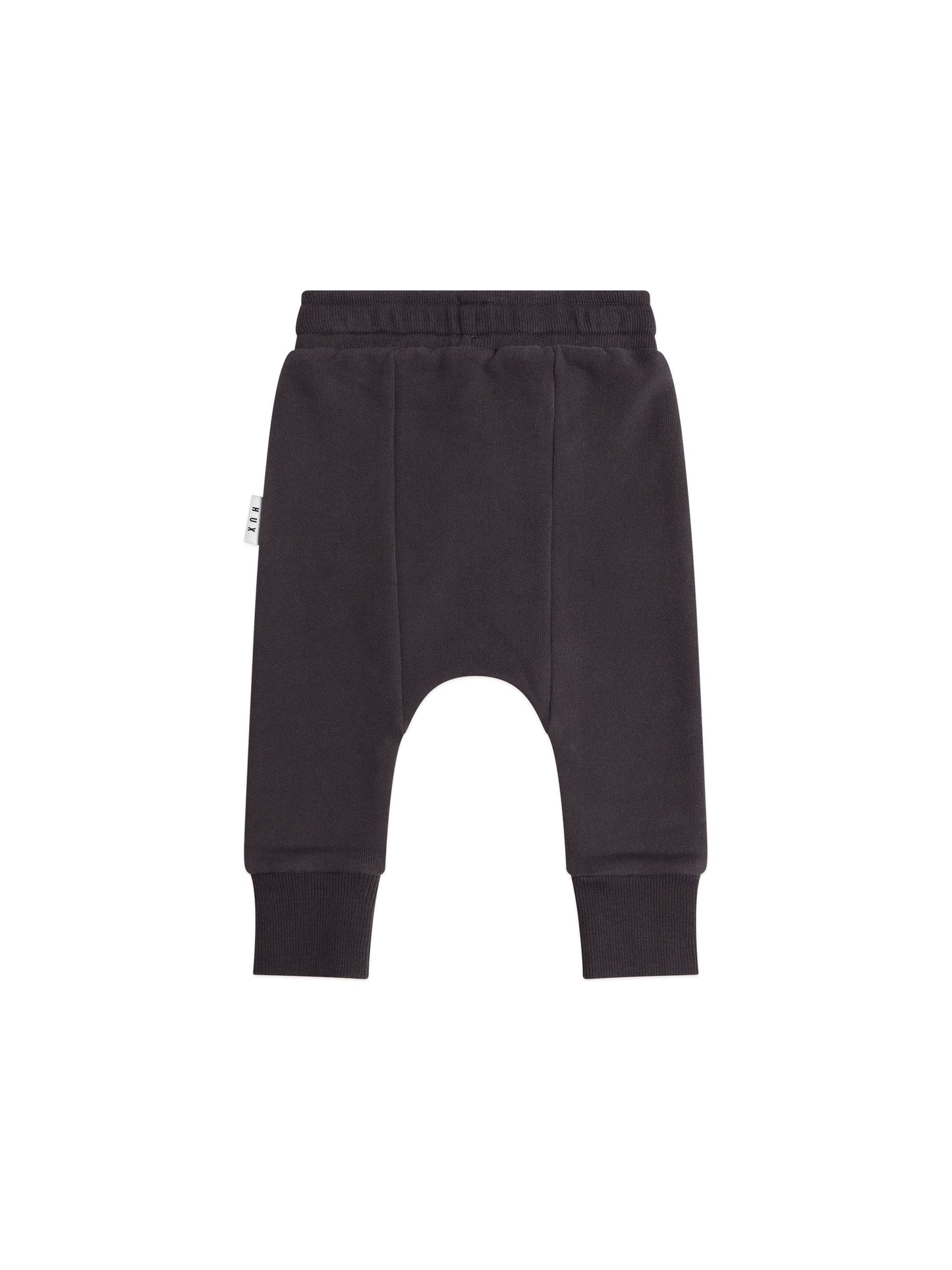 Hux Baby Slouchy Trackpants with Pockets || Black