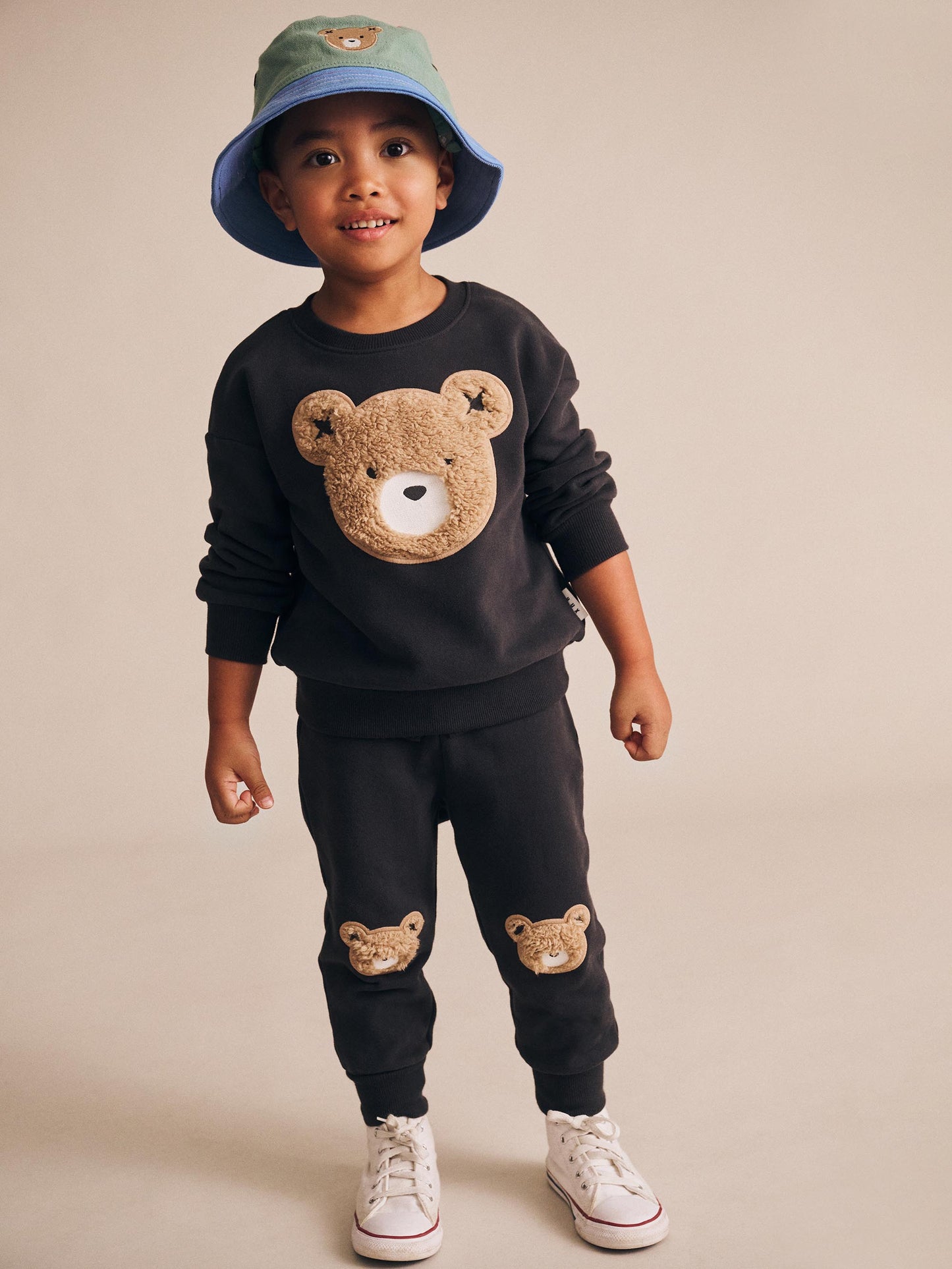 Hux Baby Furry Huxbear Trackpants Black