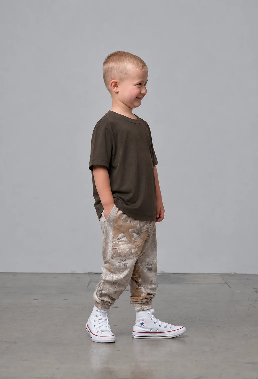 PRE-ORDER Little Bipsy Bamboo Tee || Brown