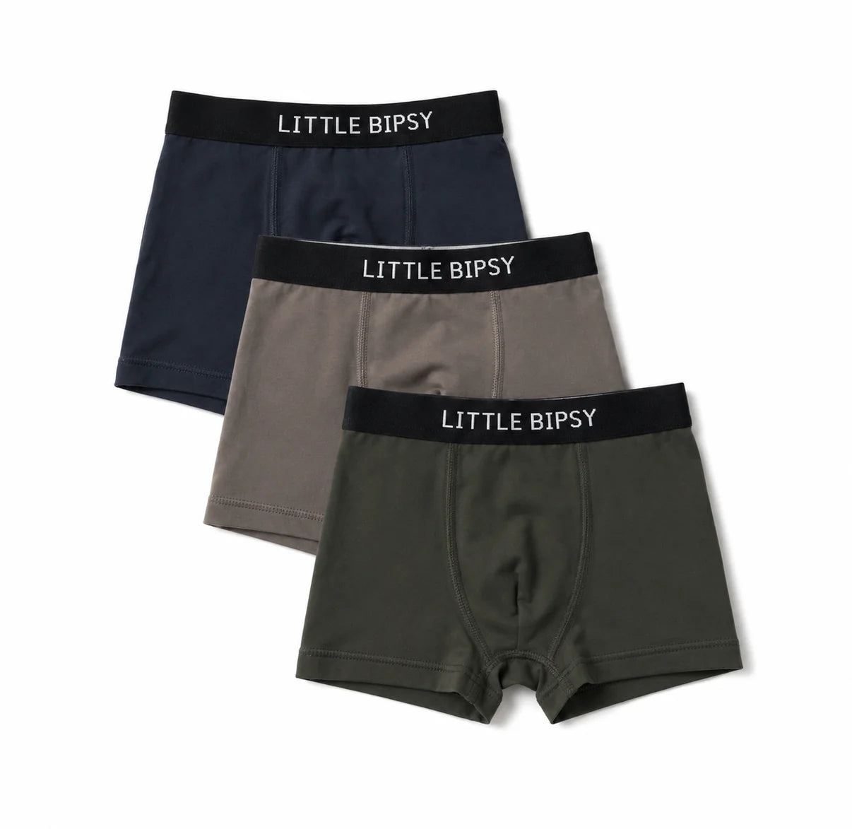 PRE-ORDER Little Bipsy Boxer Brief 3-Pack || Waffle Collection