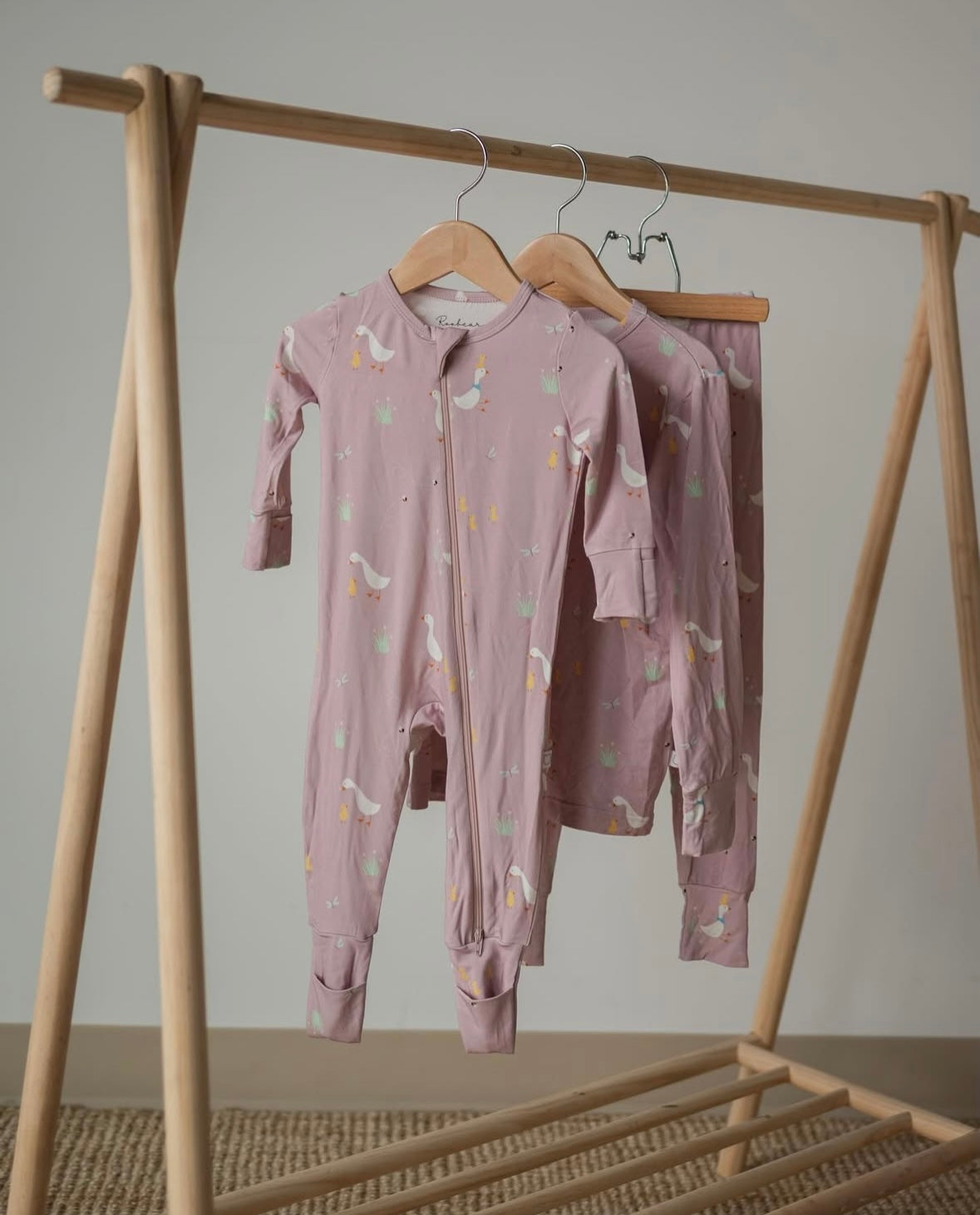 Roobear Little Hatchling Bamboo Sleeper || Petal Pink