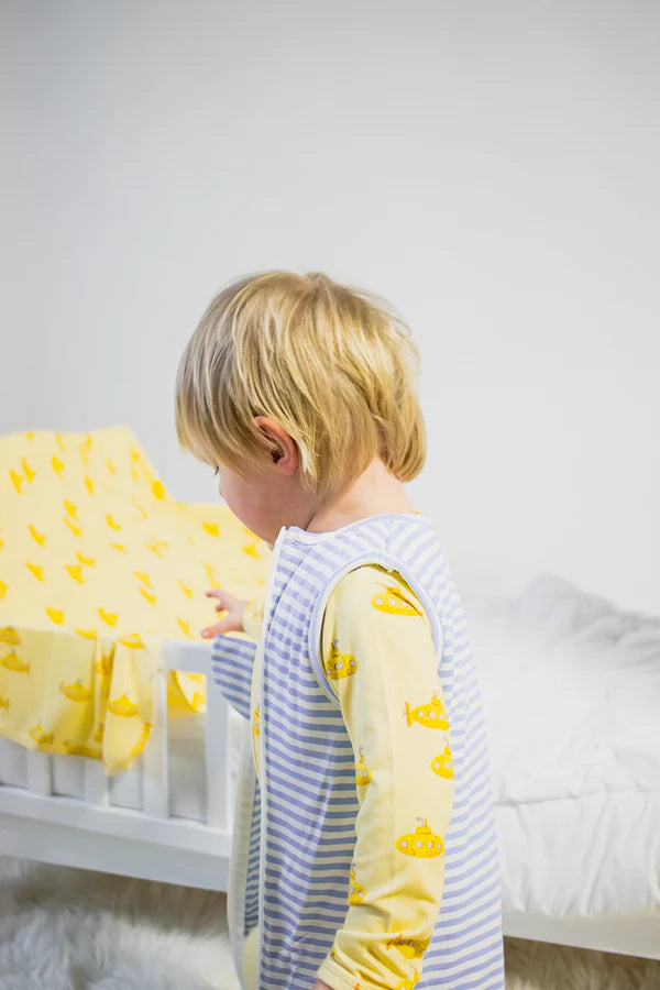 Bambi & Birdie Sleep Sack || Blue Stripe 1.0 TOG
