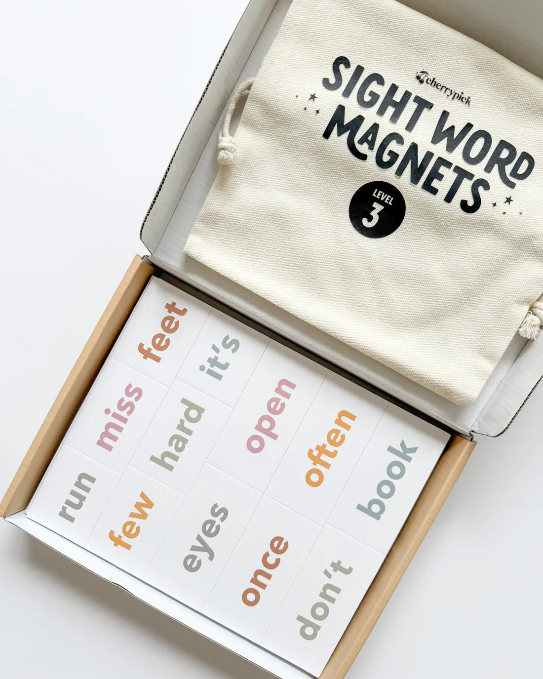 PRE-ORDER Cherry Pick Magnetic Sight Words for Early Reading and Literacy